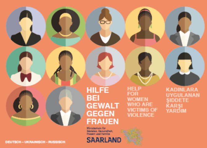 Hilfe bei Gewalt gegen Frauen
Deutsch -Ukrainisch - Russisch
